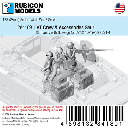LVT Crew & Accessories Set 1 - Rubicon Models UK Ltd - 284189