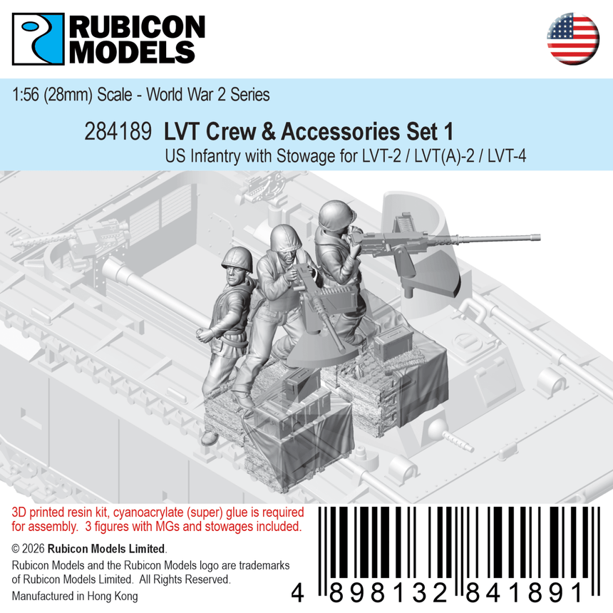 LVT Crew & Accessories Set 1 - Rubicon Models UK Ltd - 284189