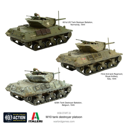 M10 Tank Destroyer Platoon - Panzer - Warlord Games - WGB-START-34