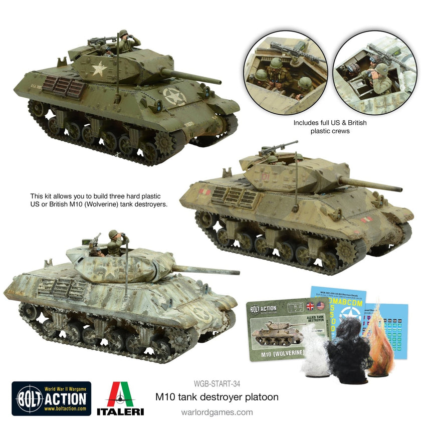 M10 Tank Destroyer Platoon - Panzer - Warlord Games - WGB-START-34