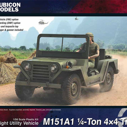 M151A1 4x4 Utility Truck - Fahrzeuge - Rubicon Models UK Ltd - 280124