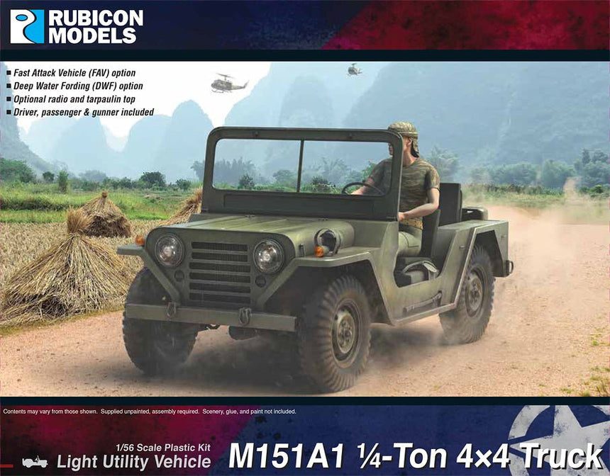 M151A1 4x4 Utility Truck - Fahrzeuge - Rubicon Models UK Ltd - 280124