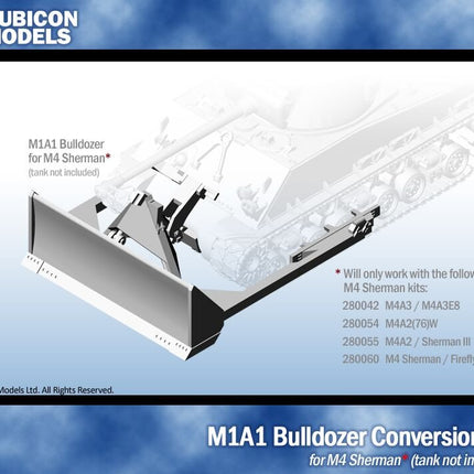 M1A1 Bulldozer Umbausatz - Resin