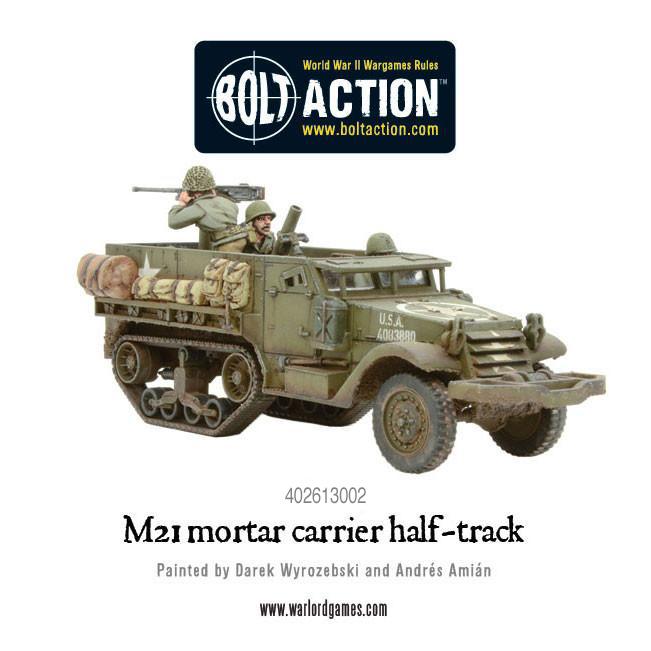 M21 Mortar Carrier Half - track - Artillerie - Warlord Games - 402613002