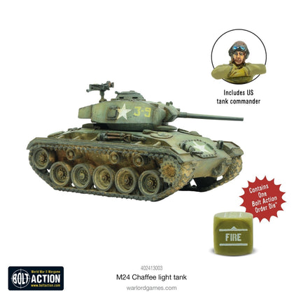 M24 Chaffee, US Light Tank - Panzer - Warlord Games - 402413003