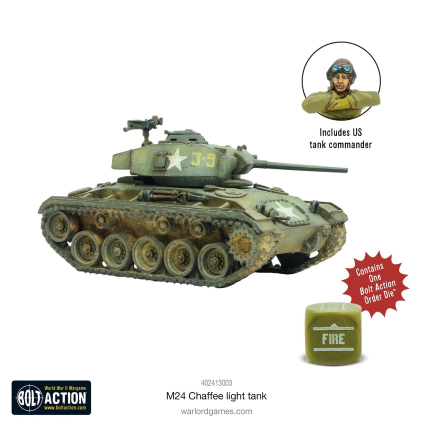 M24 Chaffee, US Light Tank - Panzer - Warlord Games - 402413003