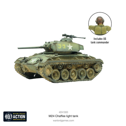 M24 Chaffee, US Light Tank - Panzer - Warlord Games - 402413003