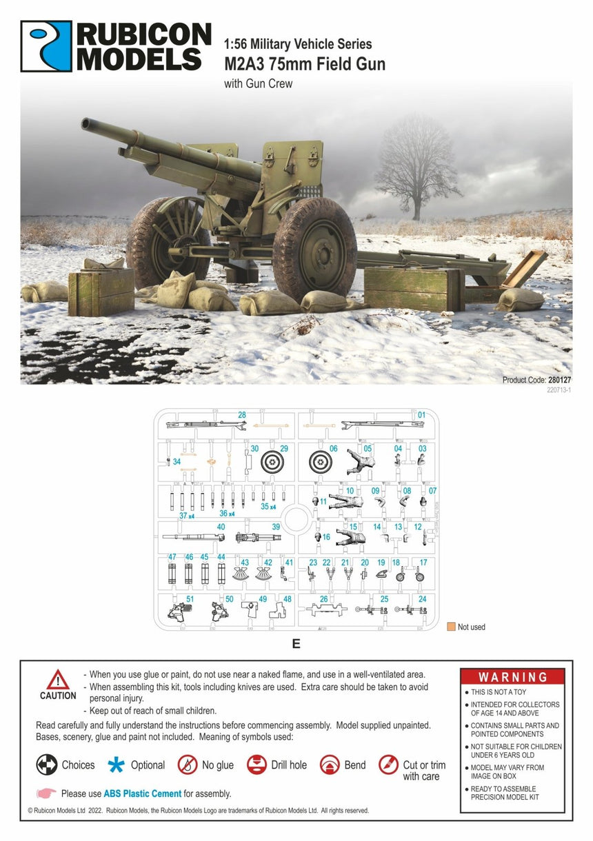 280127 - M2A3 75mm Field Gun with Crew