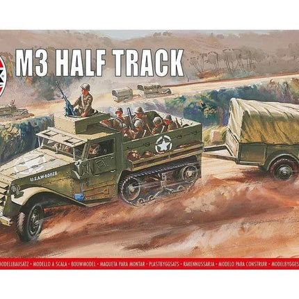 M3 Half Track & 1 Ton Trailer, Vintage Classics - Fahrzeuge - Airfix - A02318V