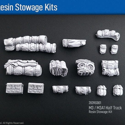 M3 Half Track Stowage Kit - Resin