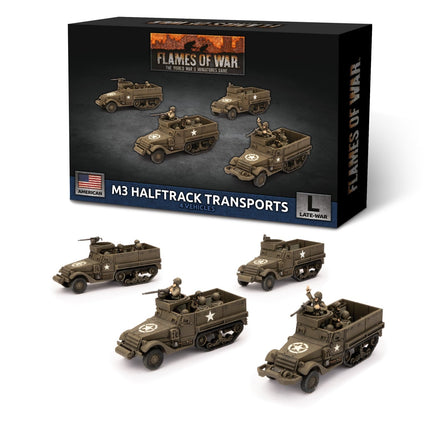M3 Halftrack Transport Platoon