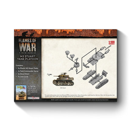 M3 Stuart Light Tank Platoon