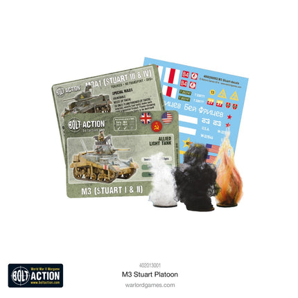 M3 Stuart Platoon - Panzer - Warlord Games - 402013001