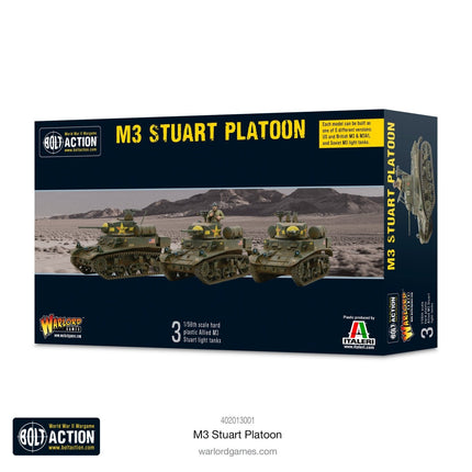 M3 Stuart Platoon - Panzer - Warlord Games - 402013001