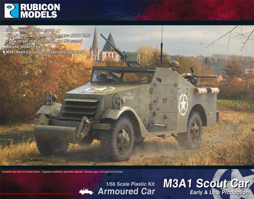 M3A1 Scout Car (Early & Late Production) - Fahrzeuge - Rubicon Models UK Ltd - 280083
