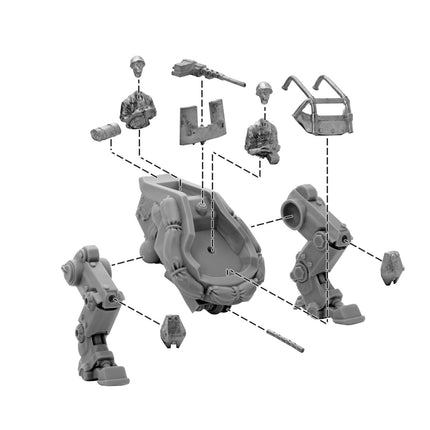 M3A2 Pondskater Scout Walker - Walker - Warlord Games - 452600404