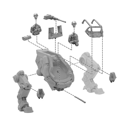 M3A2 Pondskater Scout Walker - Walker - Warlord Games - 452600404