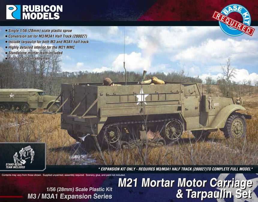 M3/M3A1 Expansion - M21 MMC & Tarpaulin Set - Artillerie - Rubicon Models UK Ltd - 280053