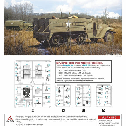 280053 - M3/M3A1 Expansion - M21 MMC & Tarpaulin Set