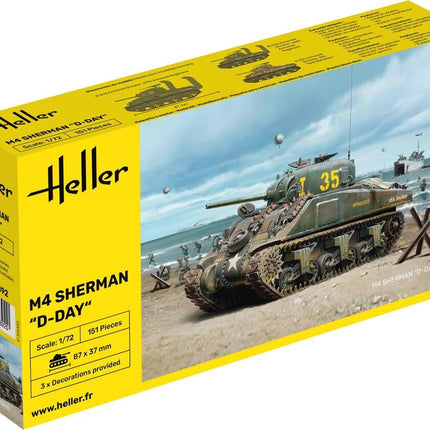 M4 Sherman D-Day - Panzer - Heller - 79892