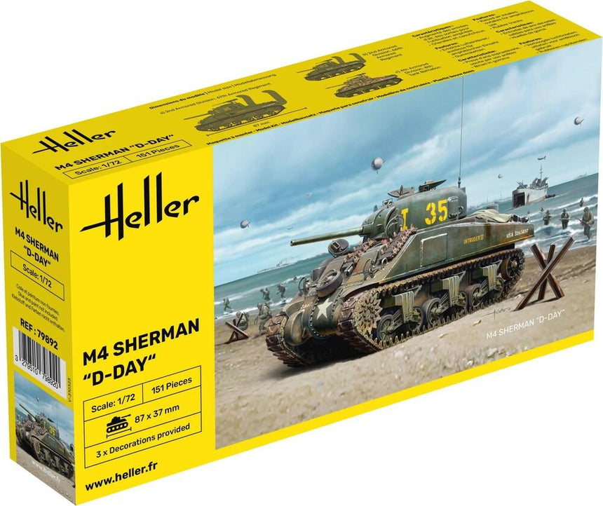 M4 Sherman D-Day - Panzer - Heller - 79892