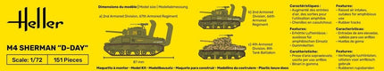 M4 Sherman D-Day - Panzer - Heller - 79892