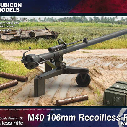 M40 105mm Recoilless Rifle - Artillerie - Rubicon Models UK Ltd - 280130