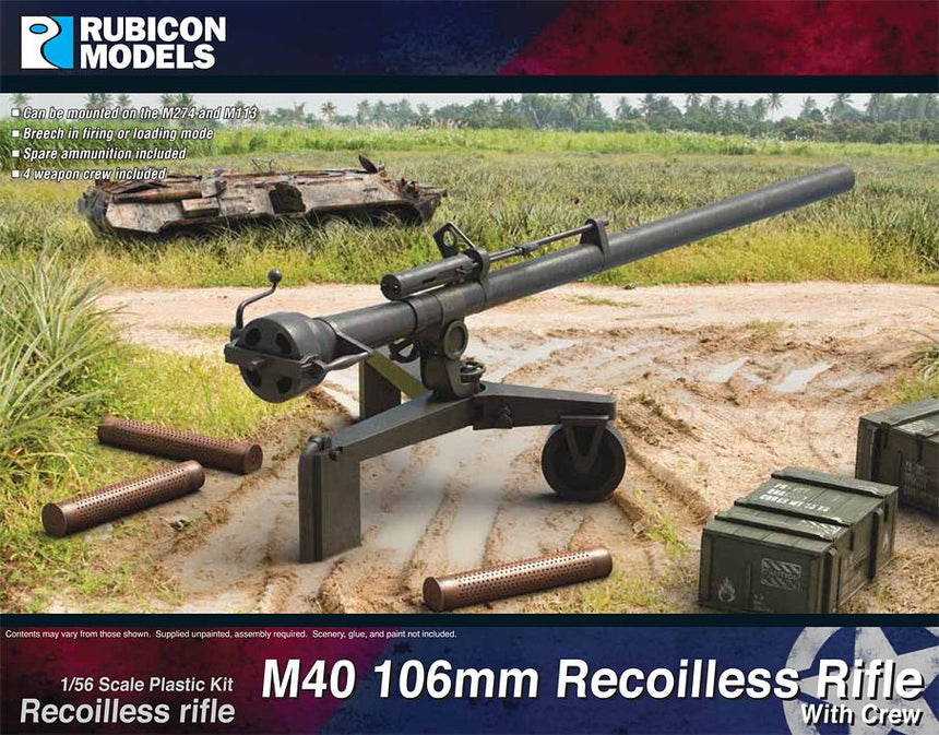 M40 105mm Recoilless Rifle - Artillerie - Rubicon Models UK Ltd - 280130