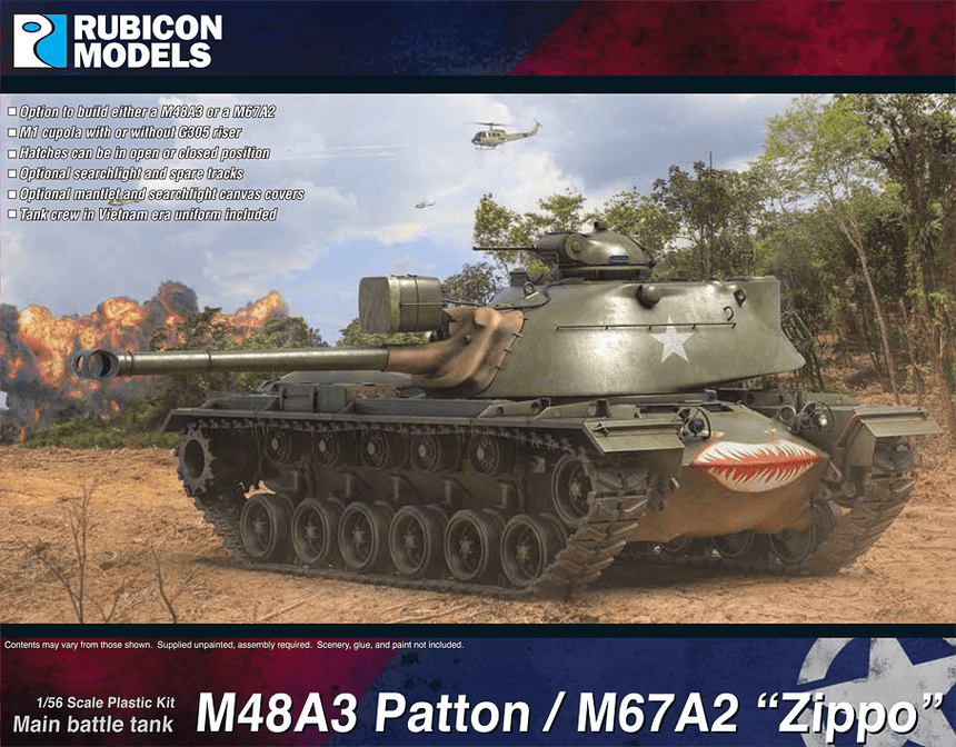 M48A3 Patton / M67A2 Zippo - Panzer - Rubicon Models UK Ltd - 280141