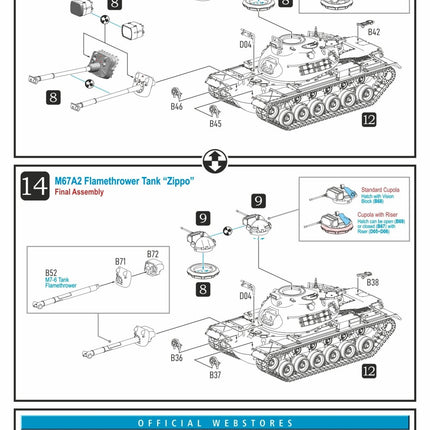 280141 - M48A3 Patton/M67A2 Zippo