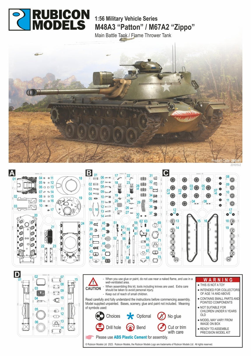 280141 - M48A3 Patton/M67A2 Zippo