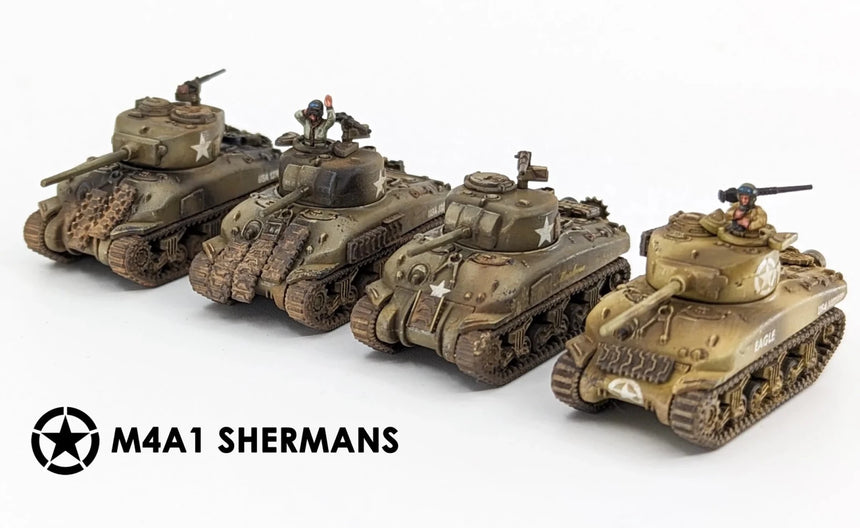 M4A1 Shermans 12mm - Panzer - Victrix - VG12018