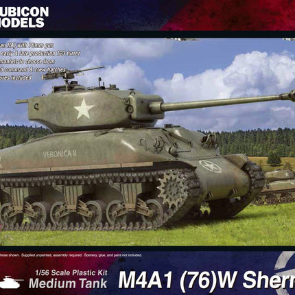 M4A1(76)W Sherman - Large Hatch - Panzer - Rubicon Models UK Ltd - 280087