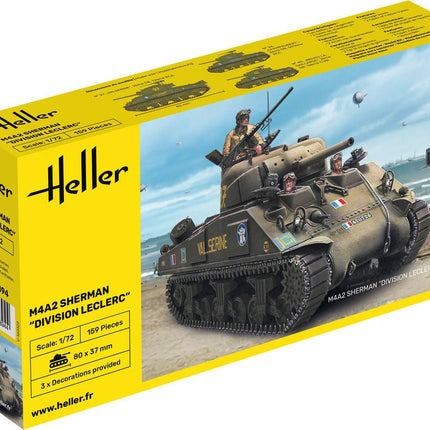 M4A2 Sherman "Division Leclerc" - Panzer - Heller - 79894