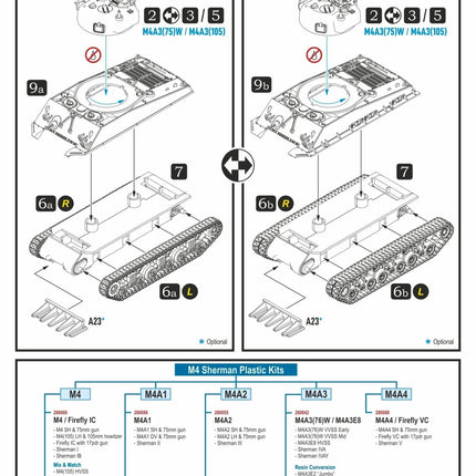 280111 M4A3(75)W / M4A3(105)