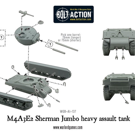 M4A3E2 Sherman Jumbo heavy assault tank