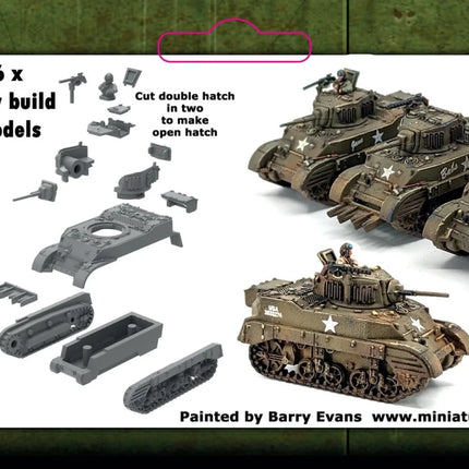 M5 Stuart 12mm - Panzer - Victrix - VG12011