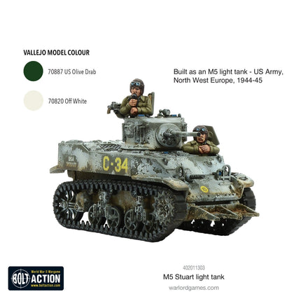 M5 Stuart - Panzer - Warlord Games - 402011303