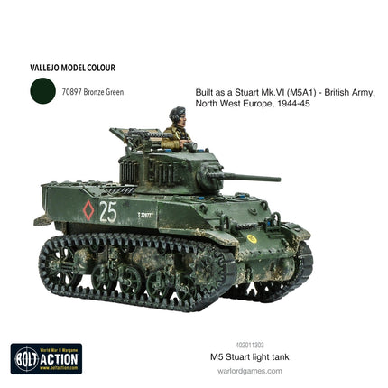 M5 Stuart - Panzer - Warlord Games - 402011303