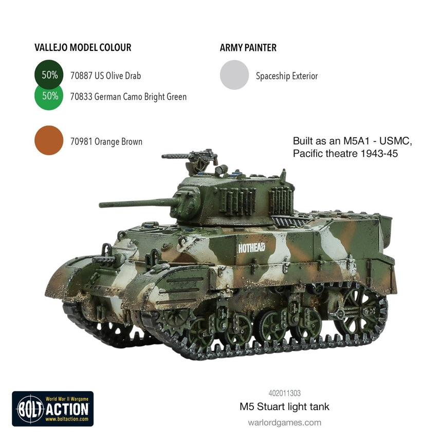 M5 Stuart - Panzer - Warlord Games - 402011303