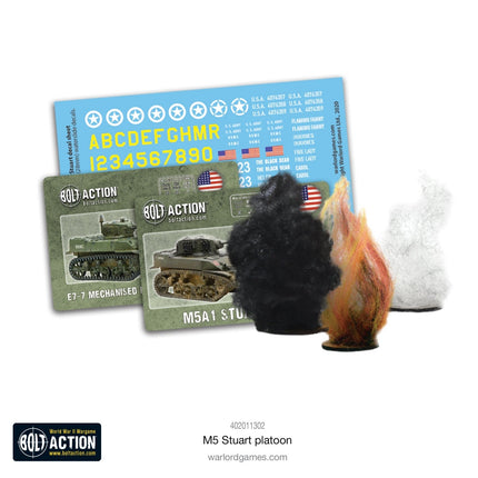 M5 Stuart Platoon - Panzer - Warlord Games - 402011302