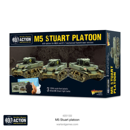 M5 Stuart Platoon - Panzer - Warlord Games - 402011302