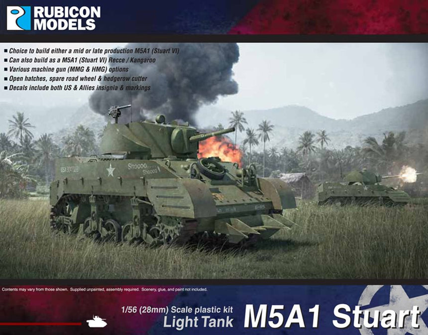 M5A1 Stuart / M5A1 Recce - Panzer - Rubicon Models UK Ltd - 280023