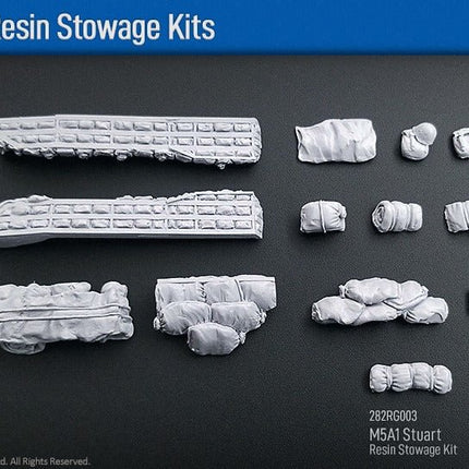 M5A1 Stuart Stowage Kit - Resin