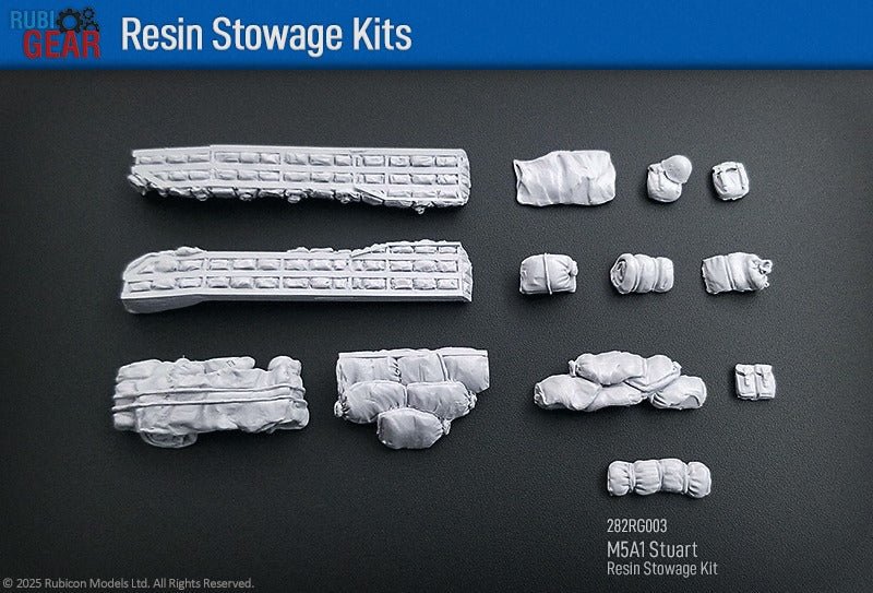 M5A1 Stuart Stowage Kit - Resin