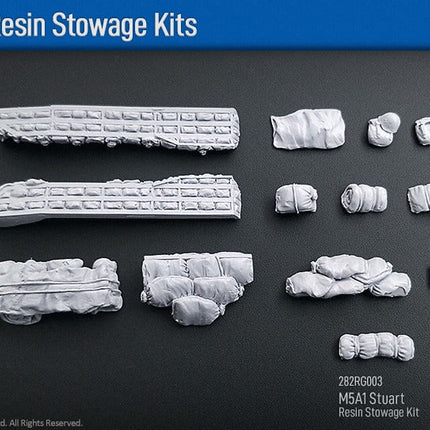 M5A1 Stuart Stowage Kit - Resin