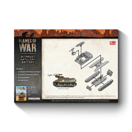 M7 Priest Armored Artillery Battery
