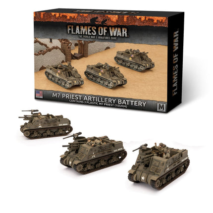 M7 Priest Armored Artillery Battery