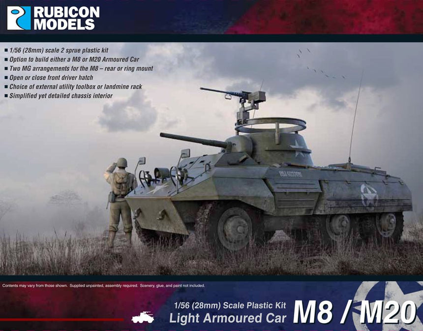M8 Greyhound / M20 Scout Car - Fahrzeuge - Rubicon Models UK Ltd - 280028