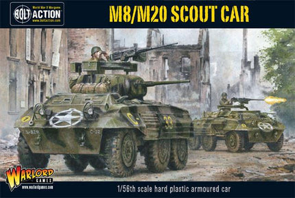 M8/M20 Greyhound Scout Car - Fahrzeuge - Warlord Games - 402013005